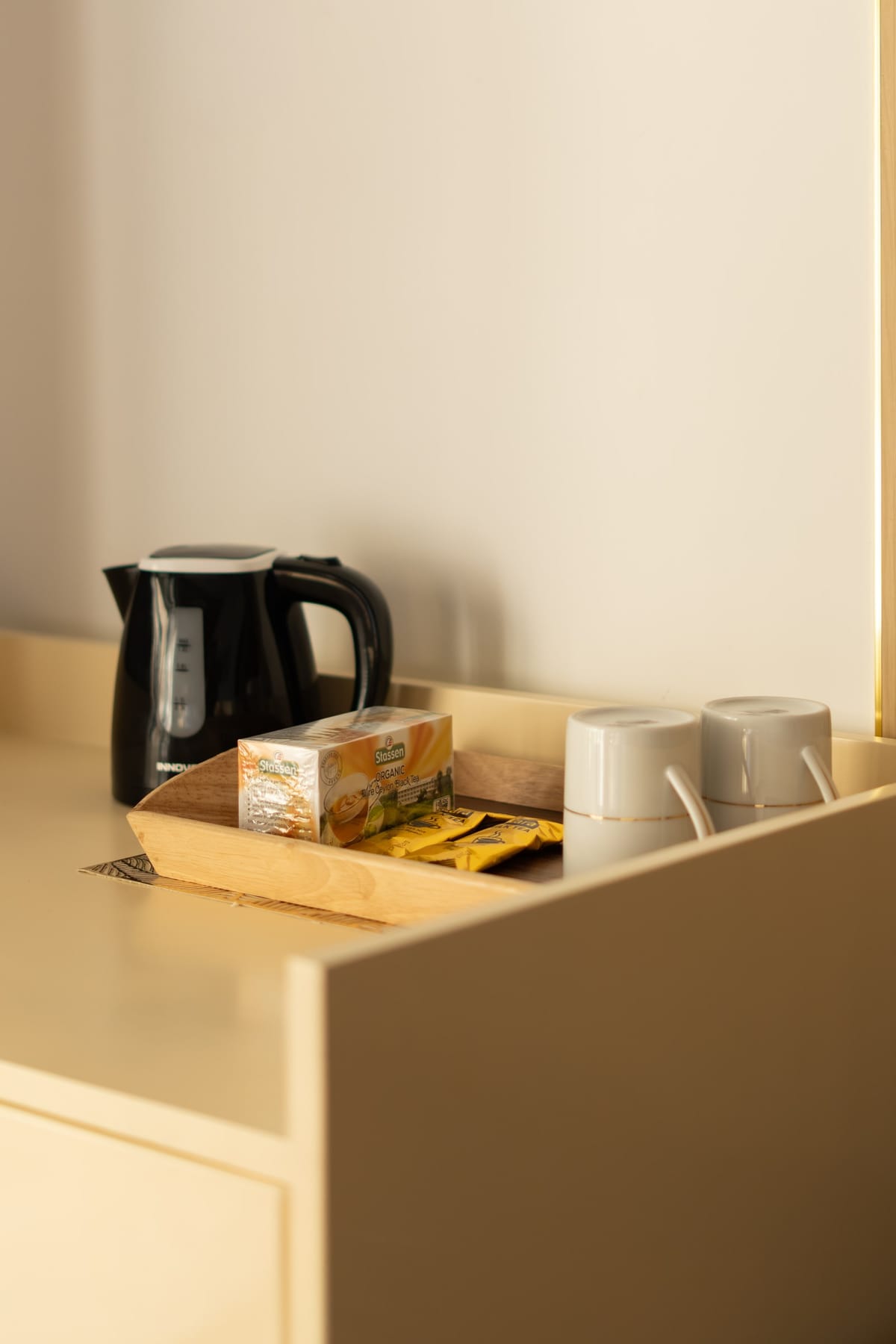 In-room tea and coffee tray